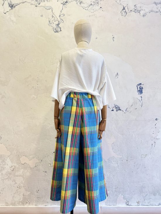 Falda pantalón madrás