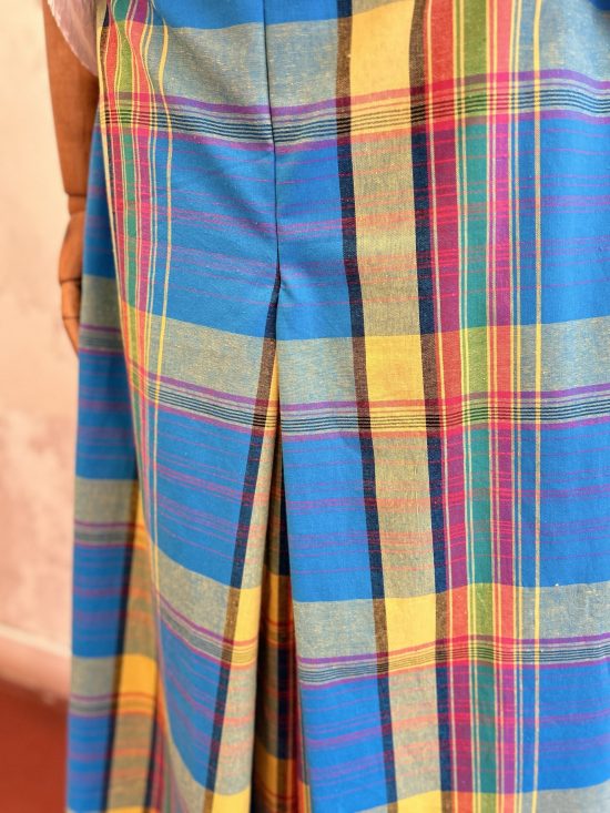 Falda pantalón madrás