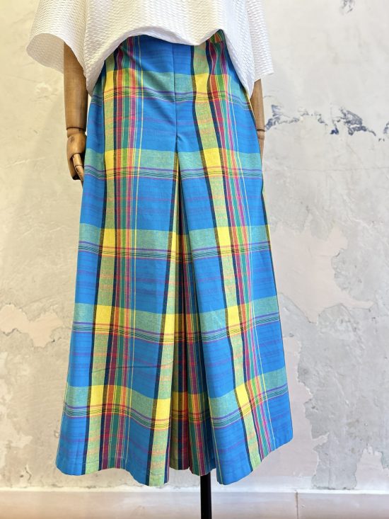 Falda pantalón madrás