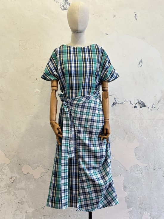 Vestido square turquesa