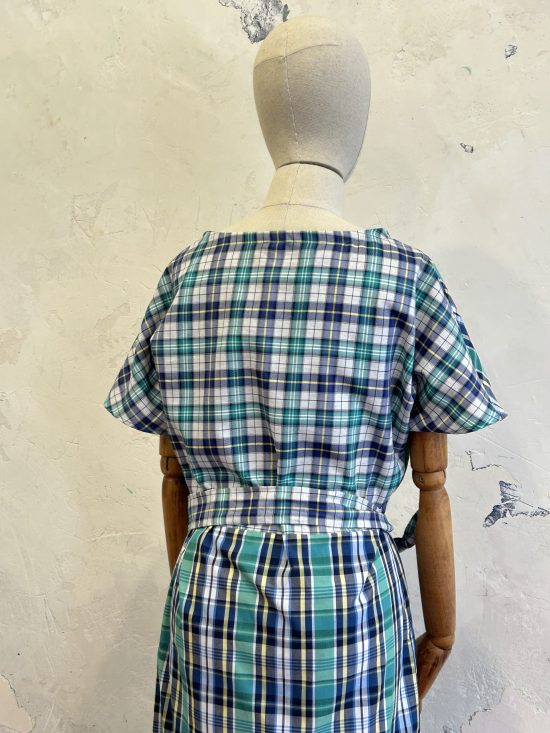 Vestido square turquesa