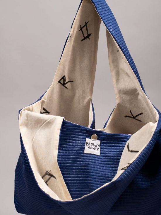 Bolso furo cuadrícula